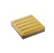 Тактильная напольная плитка бетонная "полоса", 300х300х60 (2 сорт), желтая