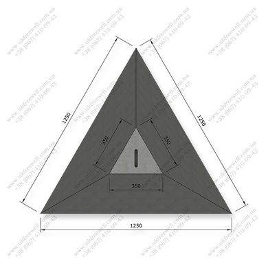Тетраэдр 125 (зуб дракона, пирамида)