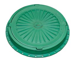 Люк пластиковый легкий №3 (зеленый, терракотовый, коричневый, серый)